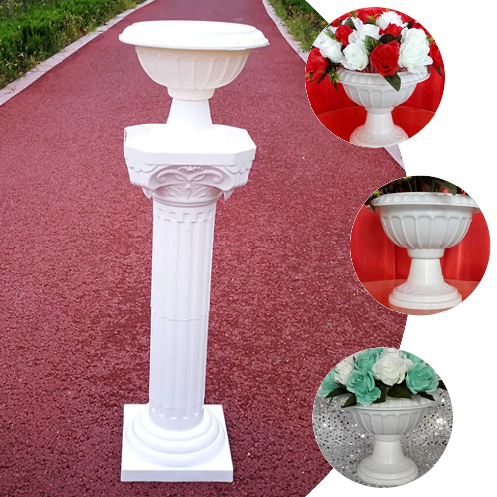 2Pcs Flower Pot Decoration Grecian Style Plant Pot Wedding Party Outdoor Garden Balcony Decoration Wedding Flower Container
2Pcs Flower Pot Decoration Grecian Style Plant Pot Wedding Party Outdoor Garden Balcony Decoration Wedding Flower Container