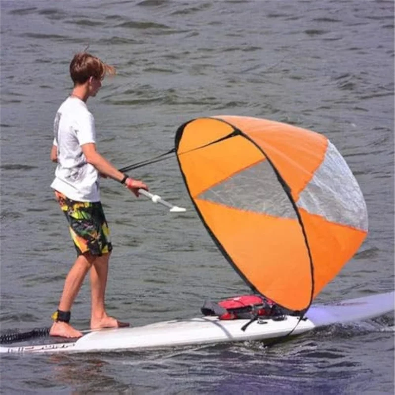 AZ-Kayak Sail Paddle, Downwind Sail Kit Kayak Downwind Sail Portable Folding Sail
AZ-Kayak Sail Paddle, Downwind Sail Kit Kayak Downwind Sail Portable Folding Sail