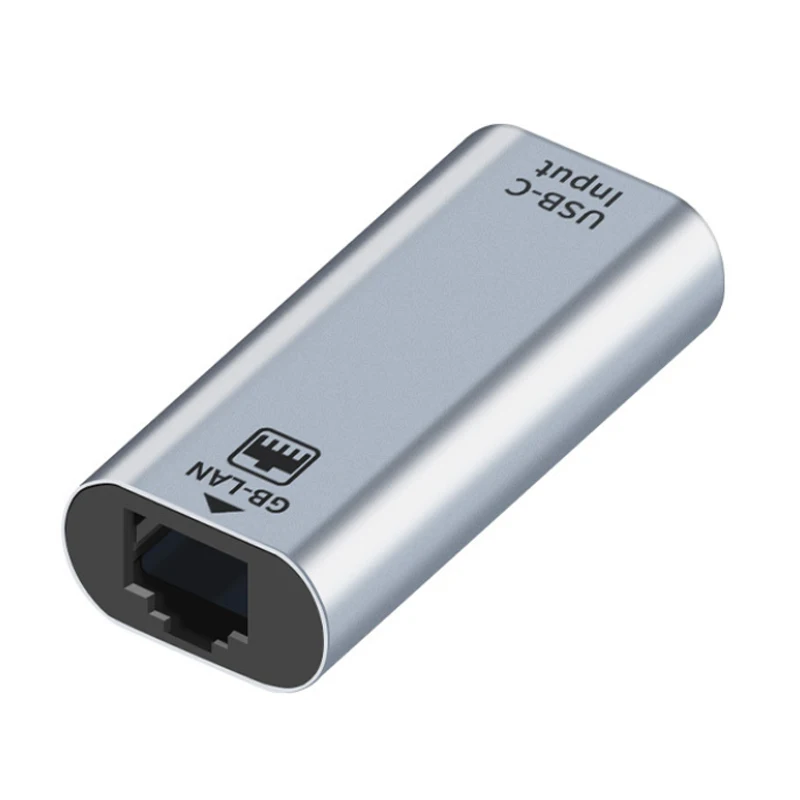 USB C Gigabit Ethernet Adapter 100/1000Mbps Type Cfemale To RJ45 Aluminum Portable LAN Network ExtEndEr Plug For Book
USB C Gigabit Ethernet Adapter 100/1000Mbps Type Cfemale To RJ45 Aluminum Portable LAN Network ExtEndEr Plug For Book