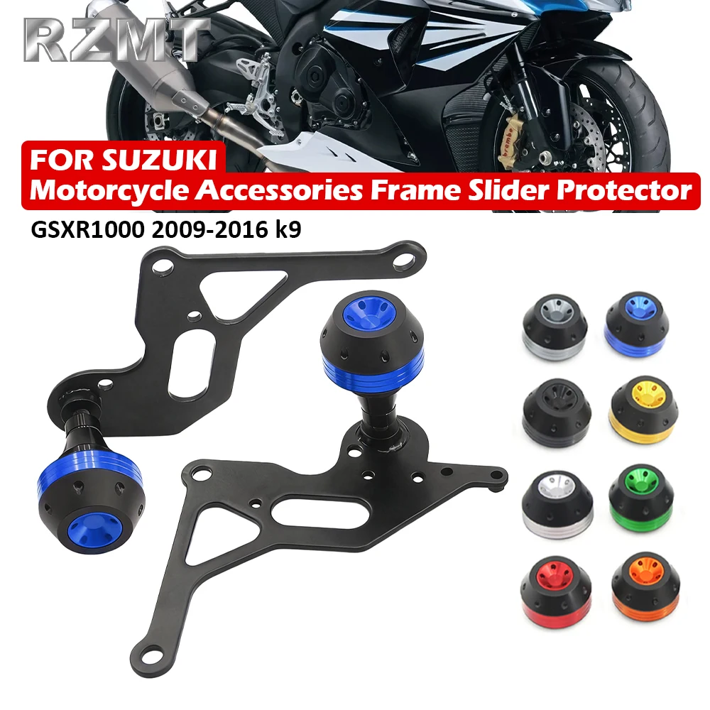 For Suzuki GSXR1000 2009-2016 K9 Motorcycle Falling Protection Frame Slider Protector Anti Fall Ball Accessories