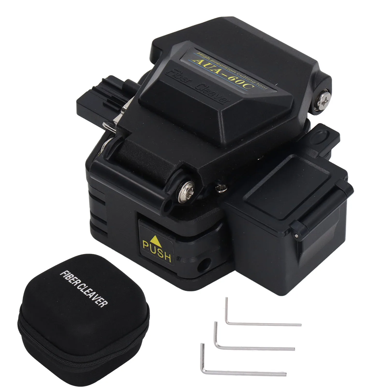 Cleaver Tool Kit Optical Cable Cutting Knife Cutter Hot Melting Cold Splicing Automatic Back with Waste Box Cleaver
Cleaver Tool Kit Optical Cable Cutting Knife Cutter Hot Melting Cold Splicing Automatic Back with Waste Box Cleaver