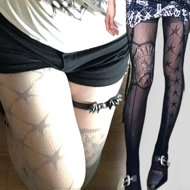 High Street асимметричные колготки со звездами, готические ажурные чулки для девочек, сетчатые полые колготки, женские колготки со звездами в стиле AB
High Street асимметричные колготки со звездами, готические ажурные чулки для девочек, сетчатые полые колготки, женские колготки со звездами в стиле AB