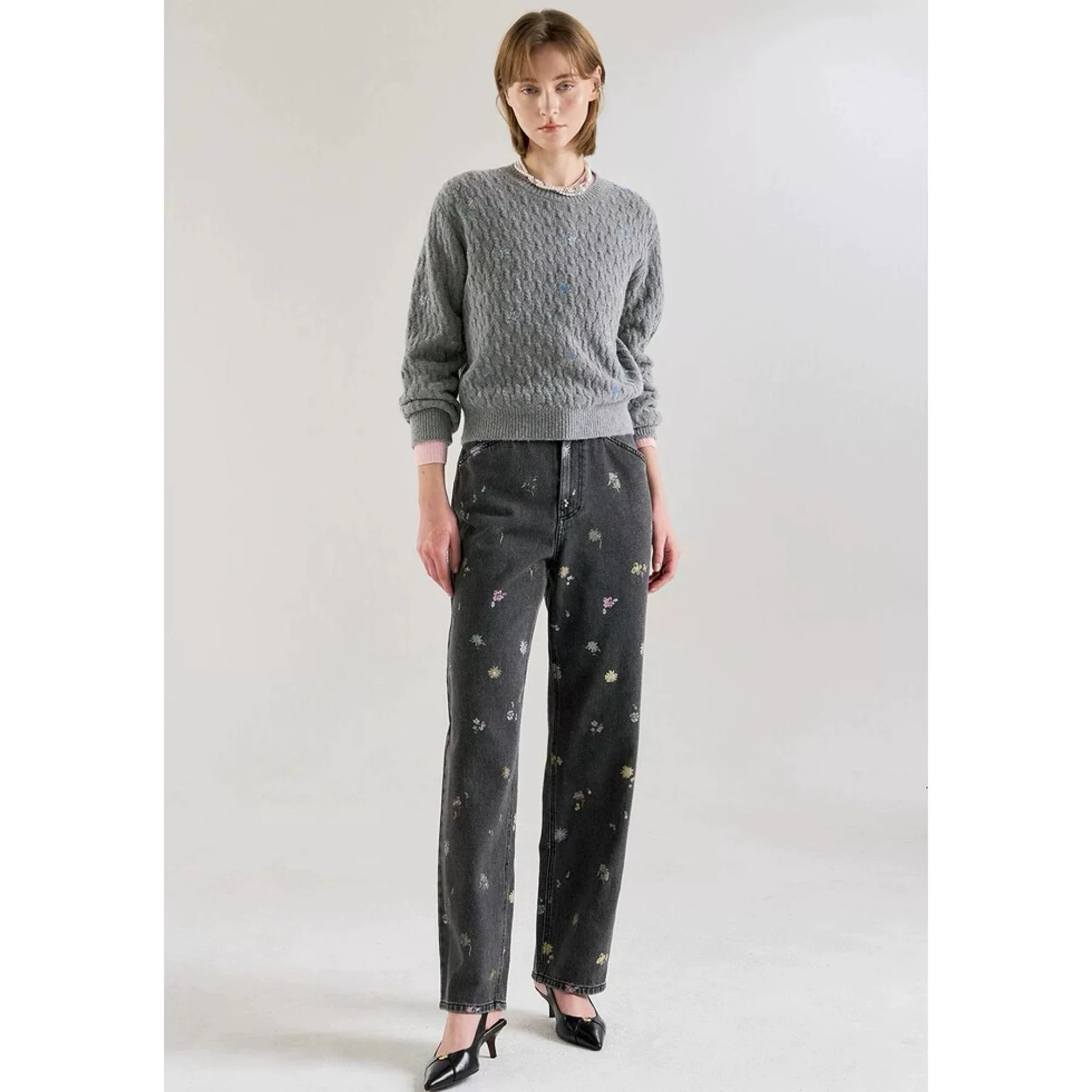 NingYao LAN26 Spring Faion round Ne Button Flower Star Embroidery Fuzzy Wool Knitted Sweater Women's Commute Sle Loose ...
NingYao LAN26 Spring Faion round Ne Button Flower Star Embroidery Fuzzy Wool Knitted Sweater Women's Commute Sle Loose ...