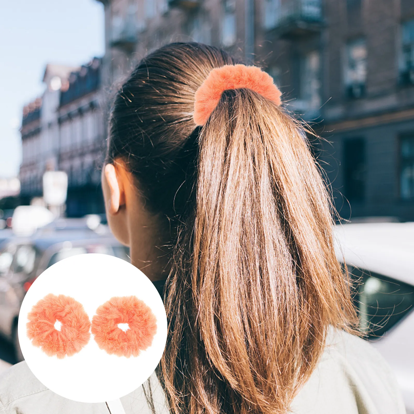 2Pcs Ponytail Holder Soft Faux Hair Bands Comfortable Elastic Hair Rings for Daily Hairstyle Accessories Ponytail Holder
2Pcs Ponytail Holder Soft Faux Hair Bands Comfortable Elastic Hair Rings for Daily Hairstyle Accessories Ponytail Holder