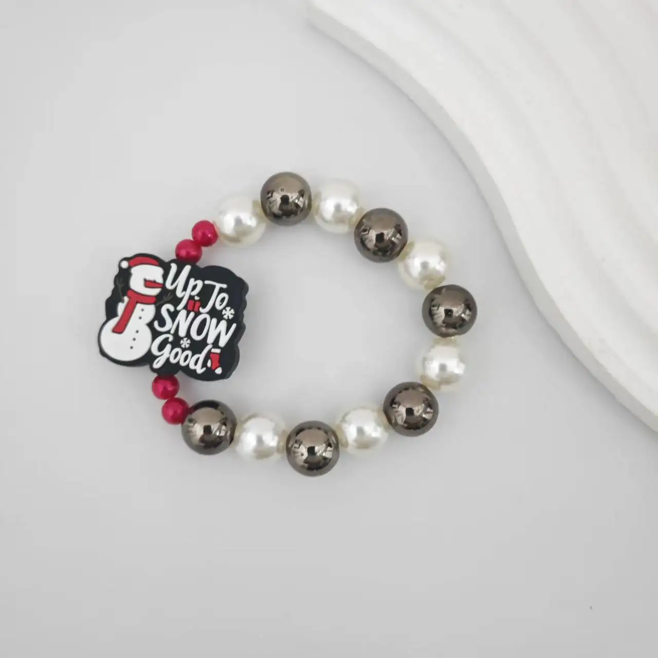 Baby Girl Women Funny Snowman Style Bracelet Gifts Children Pearls DIY Handmade Bracelet For Christmas New Year
Baby Girl Women Funny Snowman Style Bracelet Gifts Children Pearls DIY Handmade Bracelet For Christmas New Year