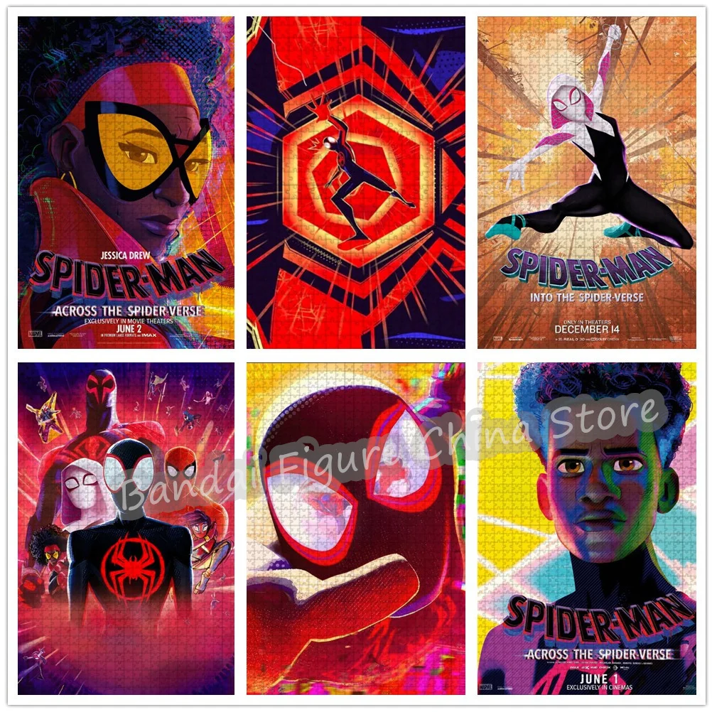 Anime Jigsaw Puzzle Marvel Superhero Spiderman Acros The Sp1Der-Verse Diy Print Puzzle for Adult Stress Relief Toys Gifts
Anime Jigsaw Puzzle Marvel Superhero Spiderman Acros The Sp1Der-Verse Diy Print Puzzle for Adult Stress Relief Toys Gifts