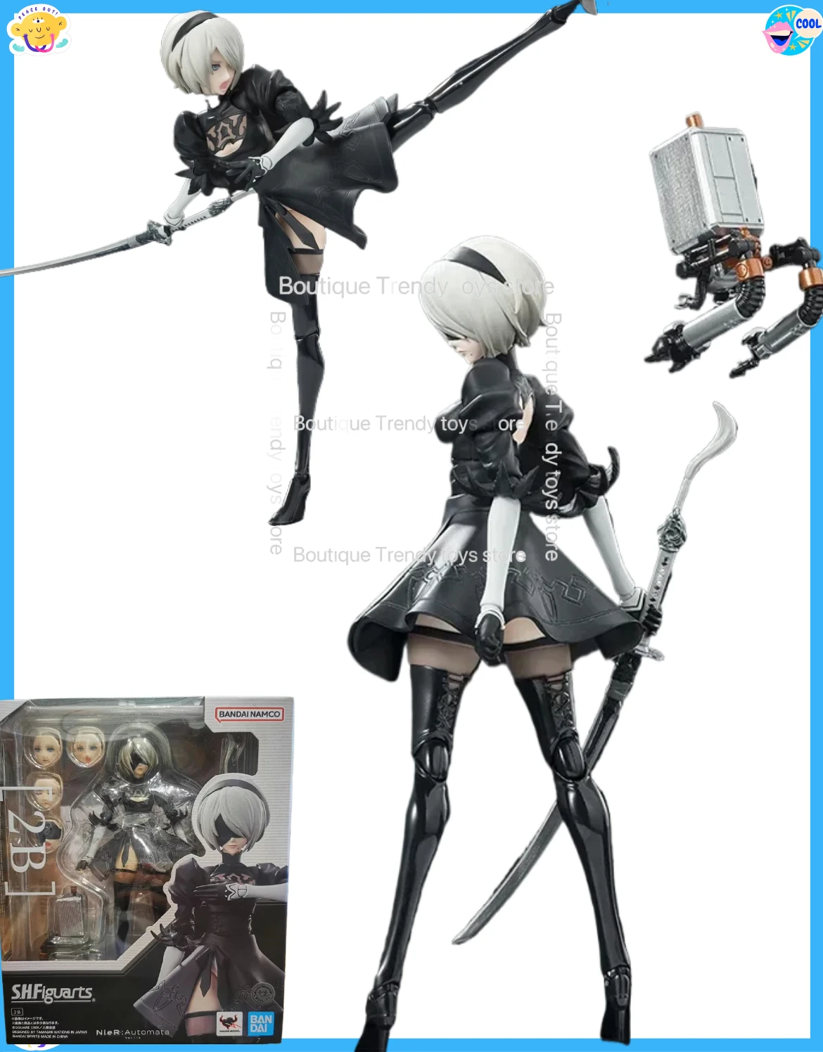 В наличии: Оригинальная фигурка Bandai SHF Nier Automata 2B в коробке, готовая модель из ПВХ, аниме-фигурка, полноподвижная игрушка, подарок для детей, мобильный костюм
В наличии: Оригинальная фигурка Bandai SHF Nier Automata 2B в коробке, готовая модель из ПВХ, аниме-фигурка, полноподвижная игрушка, подарок для детей, мобильный костюм