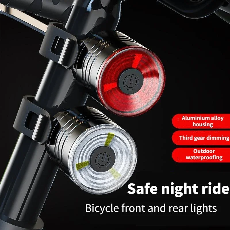 Bicycle Tail Light Aluminum Alloy Helmet Light Night Riding Warning Light Mountain Bike LED Headlight Tail Light Outdoor Sports
Bicycle Tail Light Aluminum Alloy Helmet Light Night Riding Warning Light Mountain Bike LED Headlight Tail Light Outdoor Sports