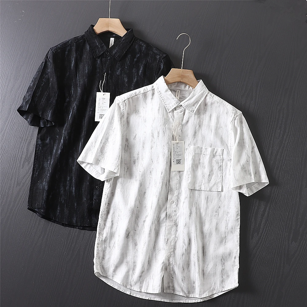 Tie-Dye Loose Fit Collared Short Sleeve Men's Shirt Casual Style Breathable Comfortable Fabric Summer New Trendy Brand
Tie-Dye Loose Fit Collared Short Sleeve Men's Shirt Casual Style Breathable Comfortable Fabric Summer New Trendy Brand
