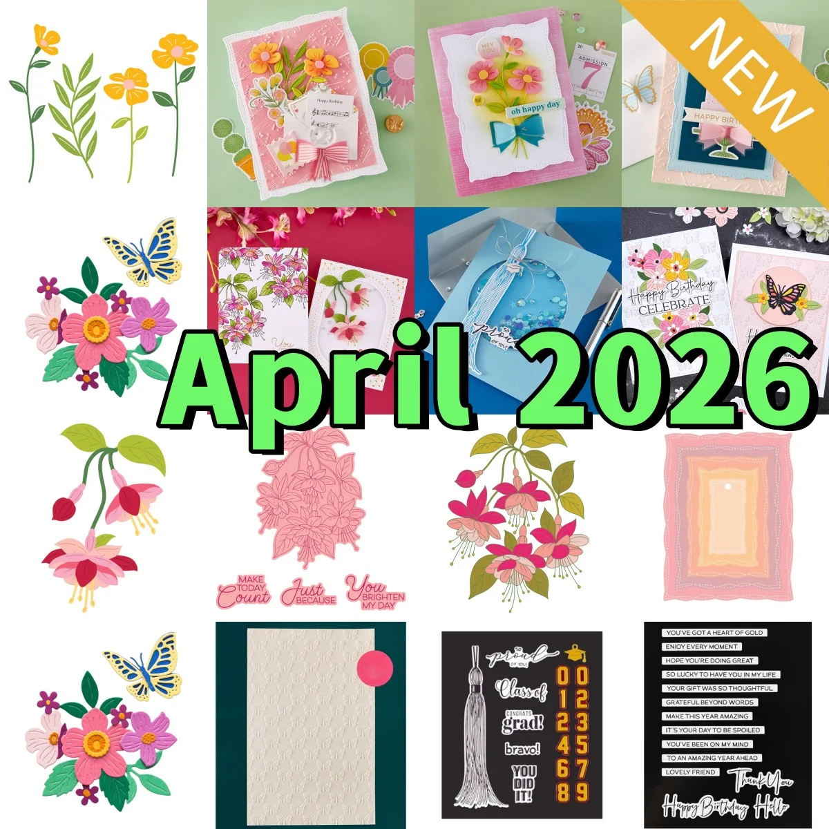 April 2026 New Leaf Mouse Butterfly Metal Cutting Dies Stencil Hot Foil for DIY Decorating Scrapbook Paper Card Embossing
April 2026 New Leaf Mouse Butterfly Metal Cutting Dies Stencil Hot Foil for DIY Decorating Scrapbook Paper Card Embossing