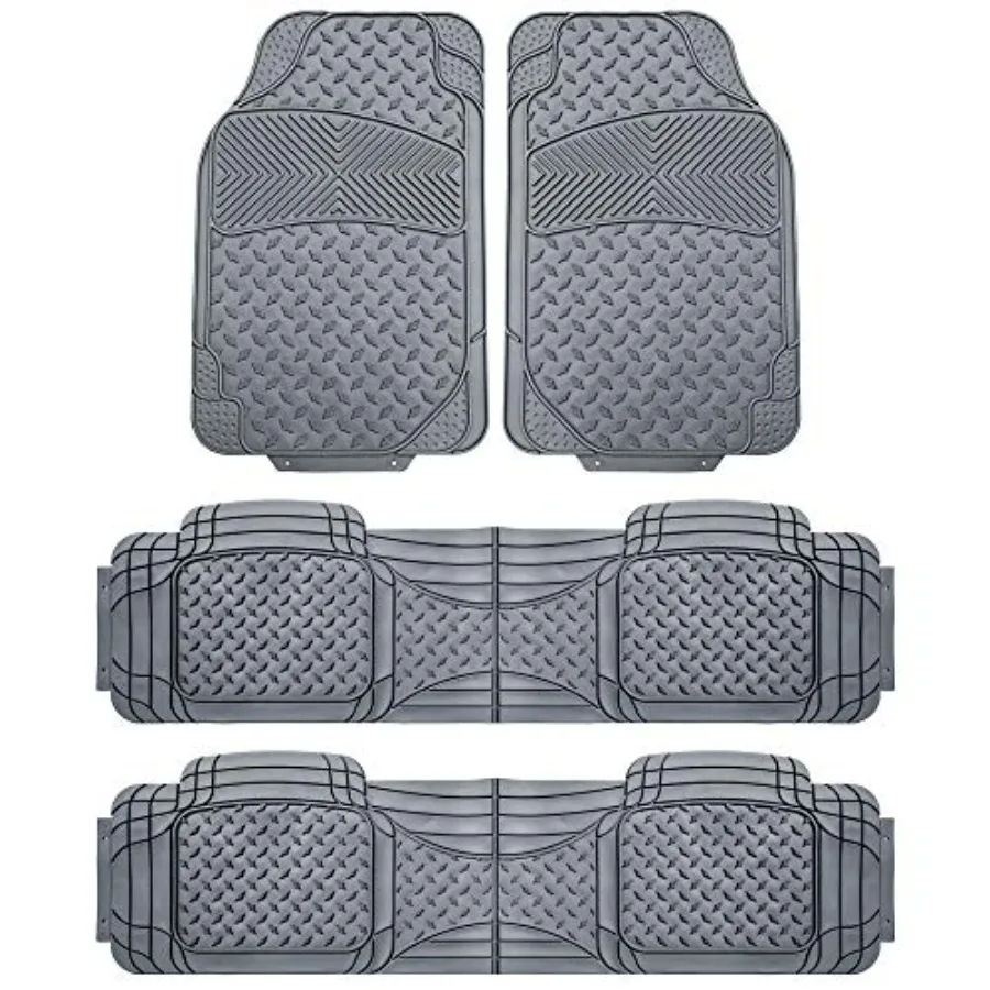 Automotive Floor Mats Climaproof for All Weather Protection Universal Fit Trim to Fit for Most Cars, SUVs, and Trucks, 4pc
Automotive Floor Mats Climaproof for All Weather Protection Universal Fit Trim to Fit for Most Cars, SUVs, and Trucks, 4pc