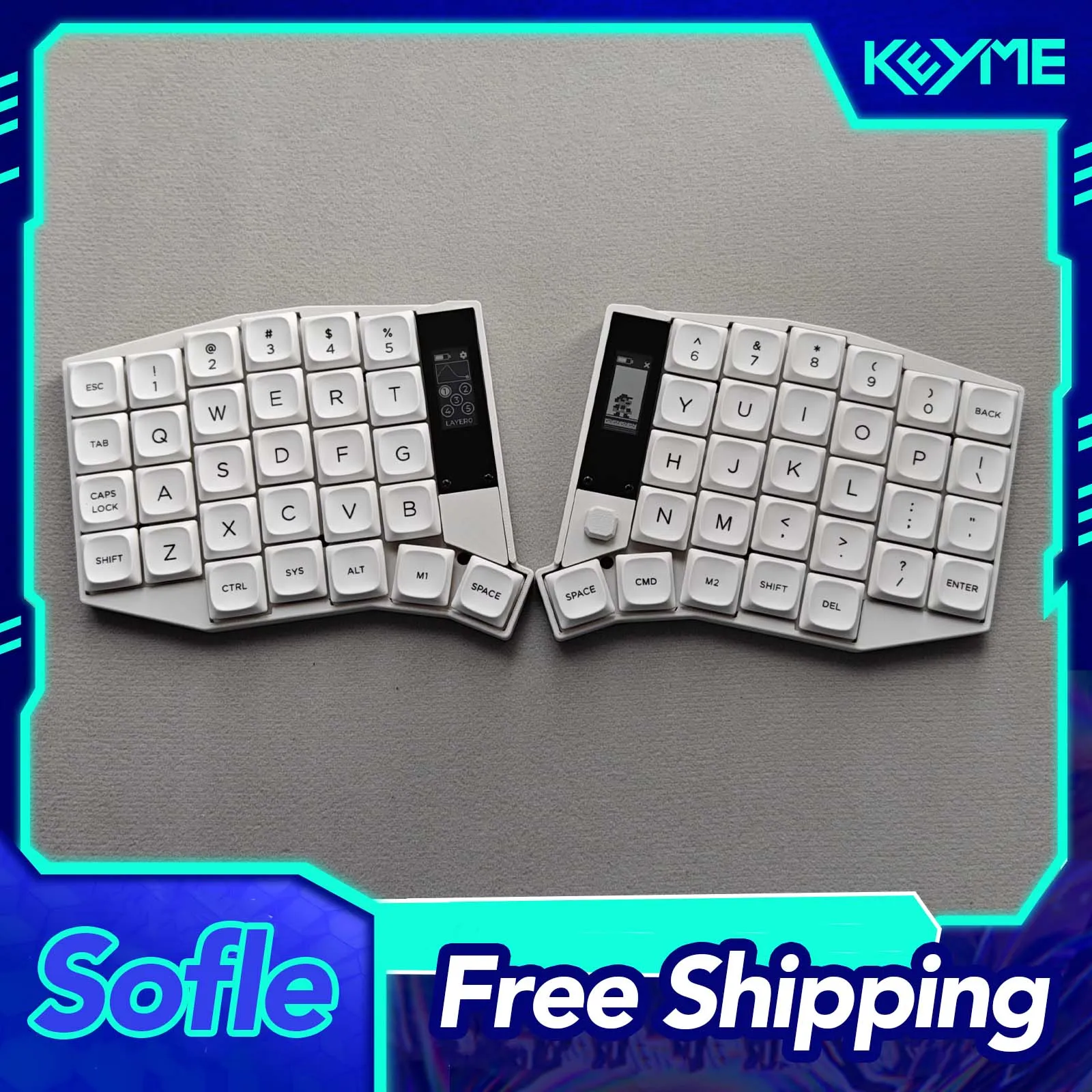 Sofle Split Keyboard Dual Mode Wired Bluetooth Low Profile Sofle Split Keyboard Kit Customize Hot Swap Choc Switch ZMK PC Gamer
Sofle Split Keyboard Dual Mode Wired Bluetooth Low Profile Sofle Split Keyboard Kit Customize Hot Swap Choc Switch ZMK PC Gamer