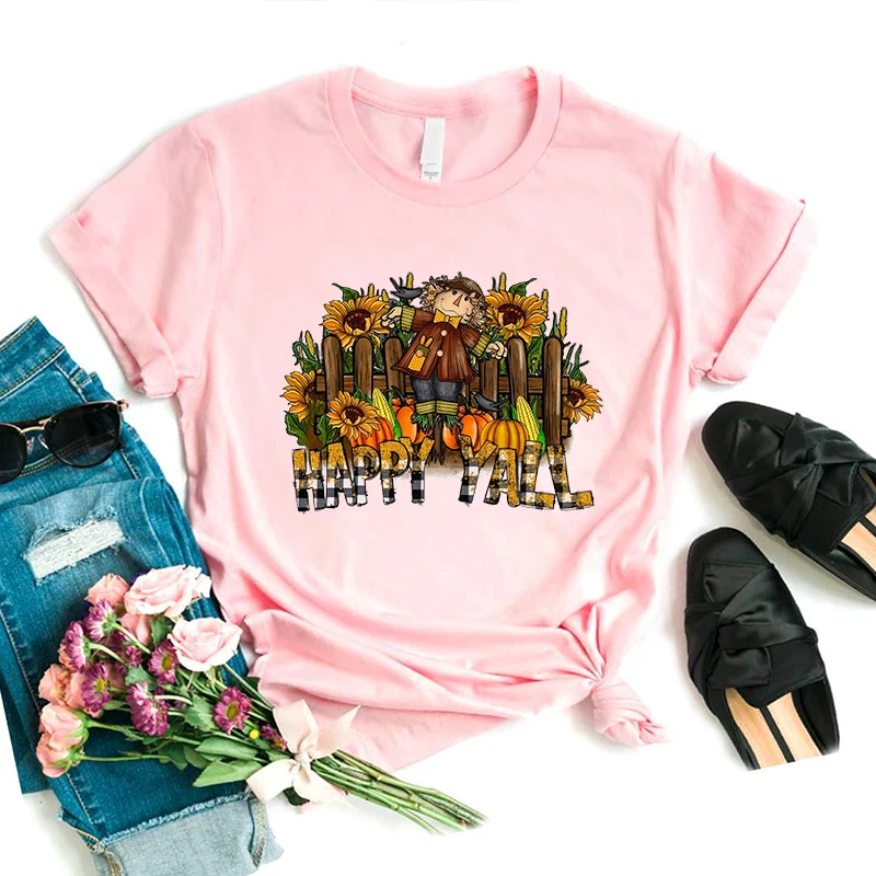 Golden Happy Fall Graphic Printed T Shirt Girls Summer Fashion Tops Tee Shirt Femme Casual Funny Tshrit Women Streetwear
Golden Happy Fall Graphic Printed T Shirt Girls Summer Fashion Tops Tee Shirt Femme Casual Funny Tshrit Women Streetwear