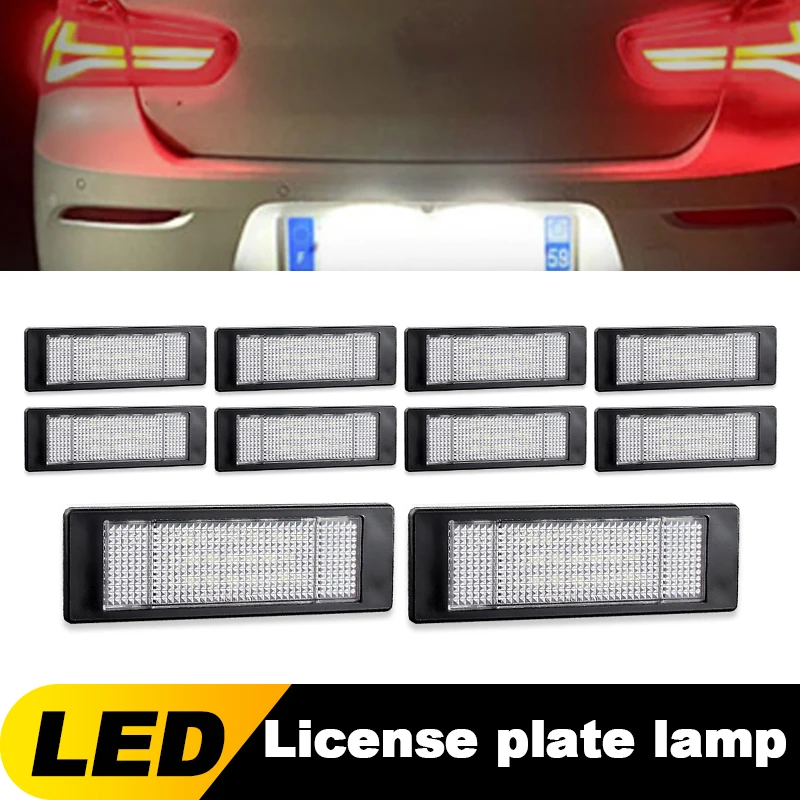 10PCS License Plate Light For BMW E81 E87 F21 E63 E64 M6 F06 F12 F13 E85 E86 E89 Z4 I01 i3 Plastic 12V LED Number Signal Light
10PCS License Plate Light For BMW E81 E87 F21 E63 E64 M6 F06 F12 F13 E85 E86 E89 Z4 I01 i3 Plastic 12V LED Number Signal Light
