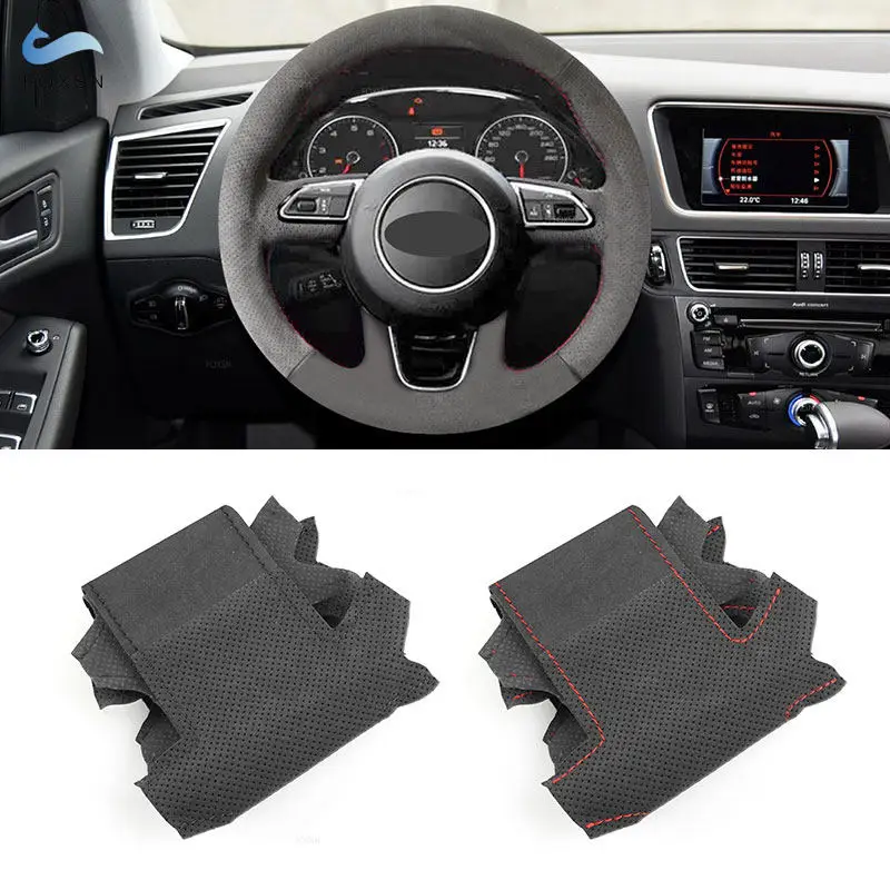 Для Audi Q3 8U 2011-2018 Q5 8R 2012-2017 Q7 4L 2011-2015 SQ5 Замшевые кожаные автомобильные аксессуары Внутренняя накладка на руль
Для Audi Q3 8U 2011-2018 Q5 8R 2012-2017 Q7 4L 2011-2015 SQ5 Замшевые кожаные автомобильные аксессуары Внутренняя накладка на руль