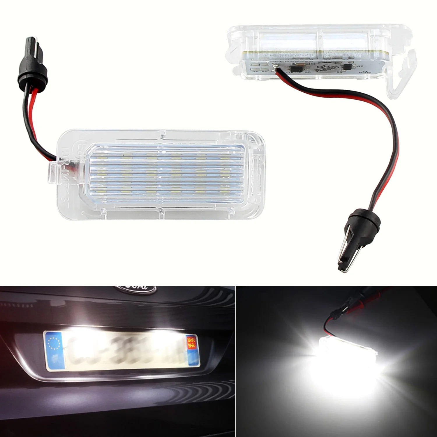 2PCS LED Number License Plate Light for Ford Focus 5D Fiesta Mondeo MK4 C-Max MK2 S-Max Kuga Galaxy Car Plate Lamp Canbus White
2PCS LED Number License Plate Light for Ford Focus 5D Fiesta Mondeo MK4 C-Max MK2 S-Max Kuga Galaxy Car Plate Lamp Canbus White