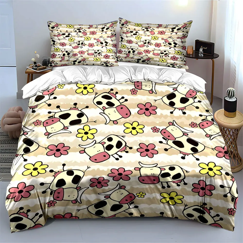 Cute Cow Print Bedding Set Multiple sizes kid's and adults' bedroom Exquisite 3PC bedding set, gift
Cute Cow Print Bedding Set Multiple sizes kid's and adults' bedroom Exquisite 3PC bedding set, gift