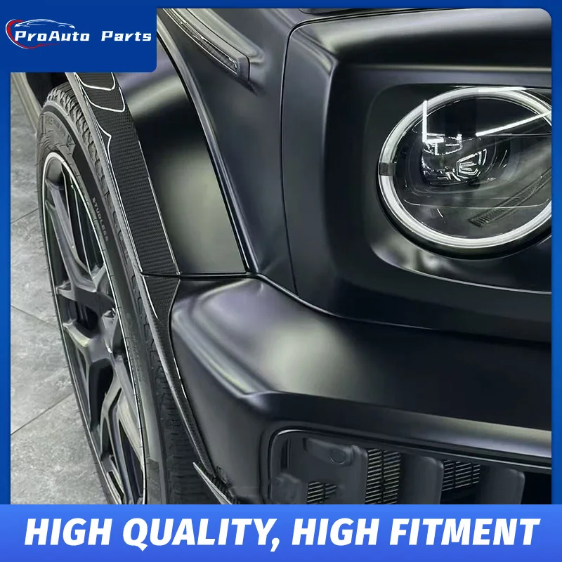 TopCar Style Dry Carbon Fiber Wheel Arches Fender Flares for Mercedes-Benz G-Class W465 G63 Real Dry Carbon 1:1 OEM Fit G63
TopCar Style Dry Carbon Fiber Wheel Arches Fender Flares for Mercedes-Benz G-Class W465 G63 Real Dry Carbon 1:1 OEM Fit G63