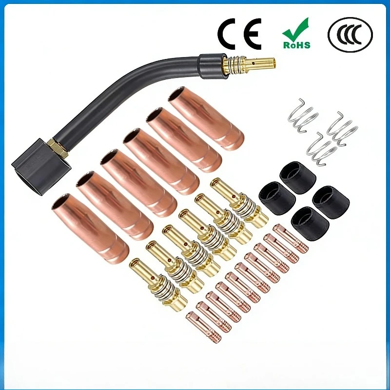 15AK protective nozzle gas protection welding gun accessories protective cover 15AK conductive nozzle 30PCS
15AK protective nozzle gas protection welding gun accessories protective cover 15AK conductive nozzle 30PCS