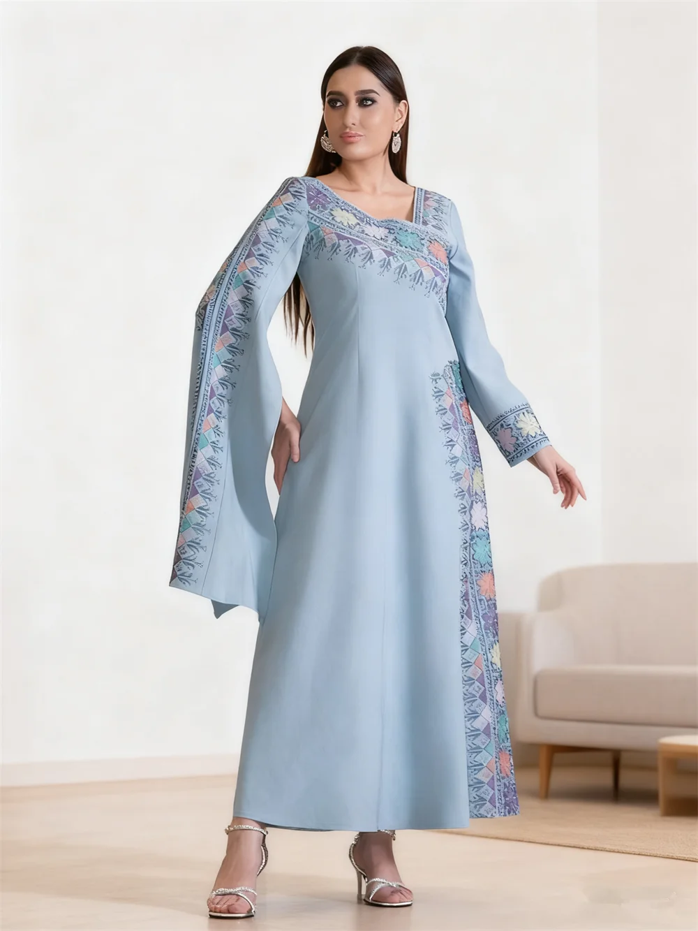 Марокканский кафтан Ид Джеллаба, женское мусульманское вечернее платье, вечернее платье, Дубай, Абая, Турция, халат, кафтан, марокканский женский джалабия, абайя
Марокканский кафтан Ид Джеллаба, женское мусульманское вечернее платье, вечернее платье, Дубай, Абая, Турция, халат, кафтан, марокканский женский джалабия, абайя