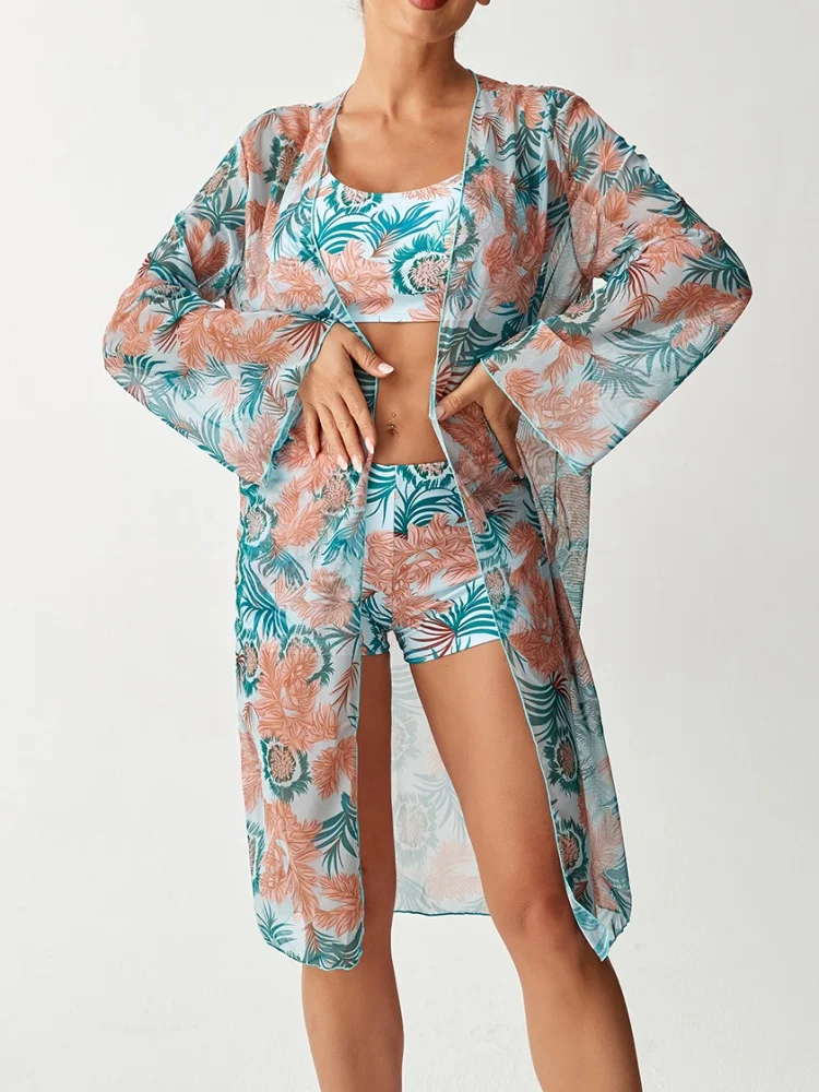 Bikini Women Swimsuit 2026 Print Sling Bikinis Set Sexy High Waist Swimwear Summer Long Sleeves Mesh Beach Bathing Suit Female
Bikini Women Swimsuit 2026 Print Sling Bikinis Set Sexy High Waist Swimwear Summer Long Sleeves Mesh Beach Bathing Suit Female