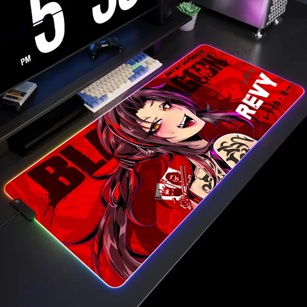 Коврик для мыши Revy Black Lagoon XXL RGB Коврики для игровой мыши HD Черные аксессуары для геймеров Большой светодиод
Коврик для мыши Revy Black Lagoon XXL RGB Коврики для игровой мыши HD Черные аксессуары для геймеров Большой светодиод