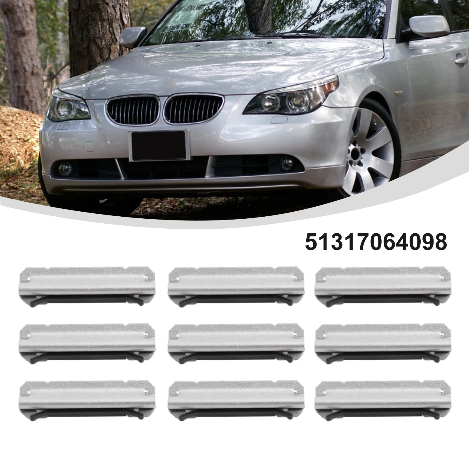 6PCS Car Windshield Moulding Clips For BMW E60 E83 530i Front Windshield Moulding Clips 51317064098 SET
6PCS Car Windshield Moulding Clips For BMW E60 E83 530i Front Windshield Moulding Clips 51317064098 SET