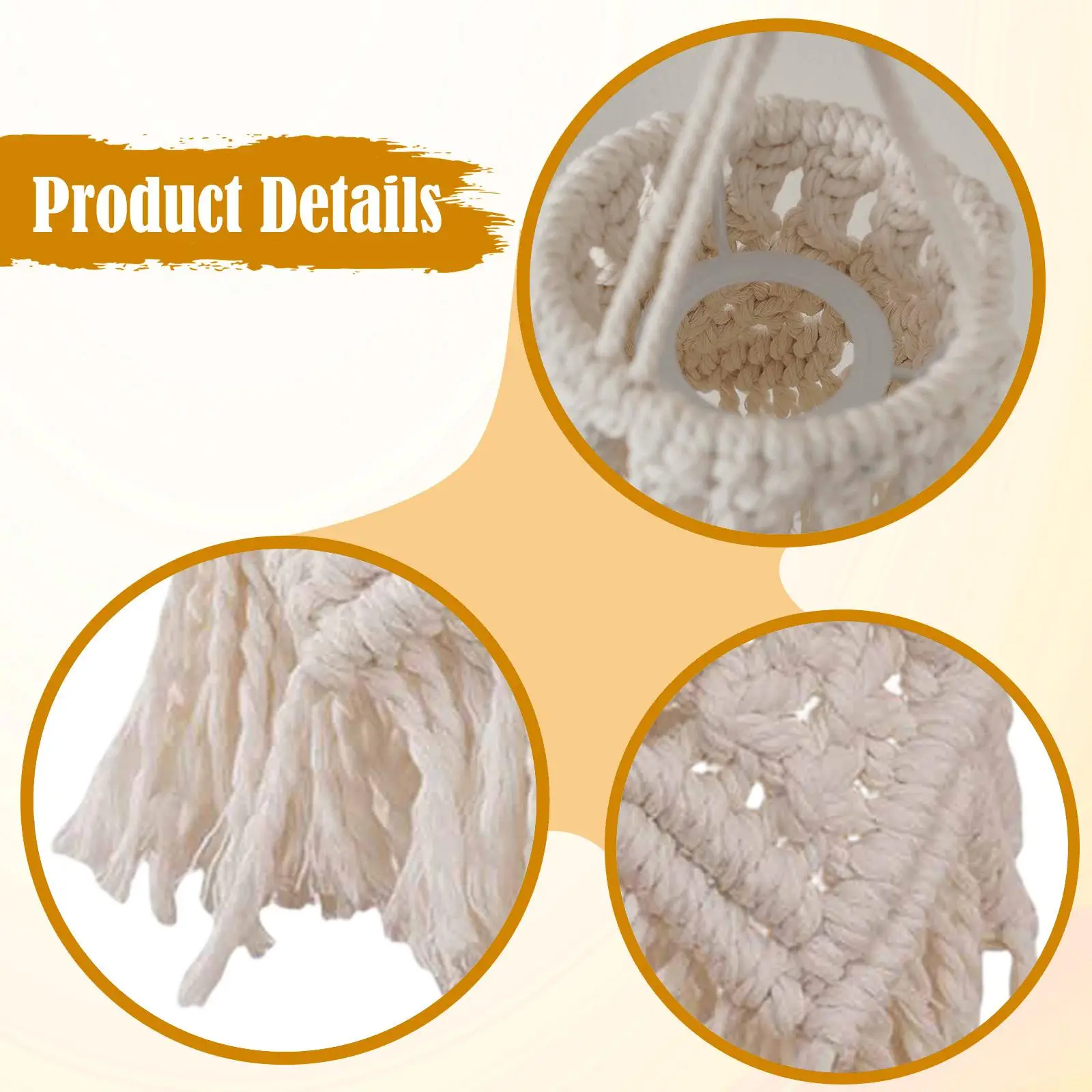 Современный хлопковый абажур в технике макраме с кисточками, плетеный, для гостиной, детской комнаты, домашнего декора
Современный хлопковый абажур в технике макраме с кисточками, плетеный, для гостиной, детской комнаты, домашнего декора