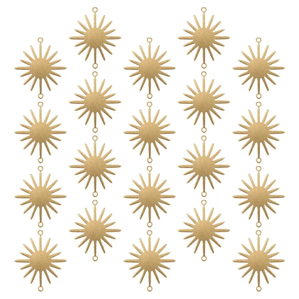 20 Pcs Sun Flower Pendant DIY Bracelet Connectors Jewelry Making Accessories Metal Charms Keychain Beaded Links Craft Supplies
20 Pcs Sun Flower Pendant DIY Bracelet Connectors Jewelry Making Accessories Metal Charms Keychain Beaded Links Craft Supplies