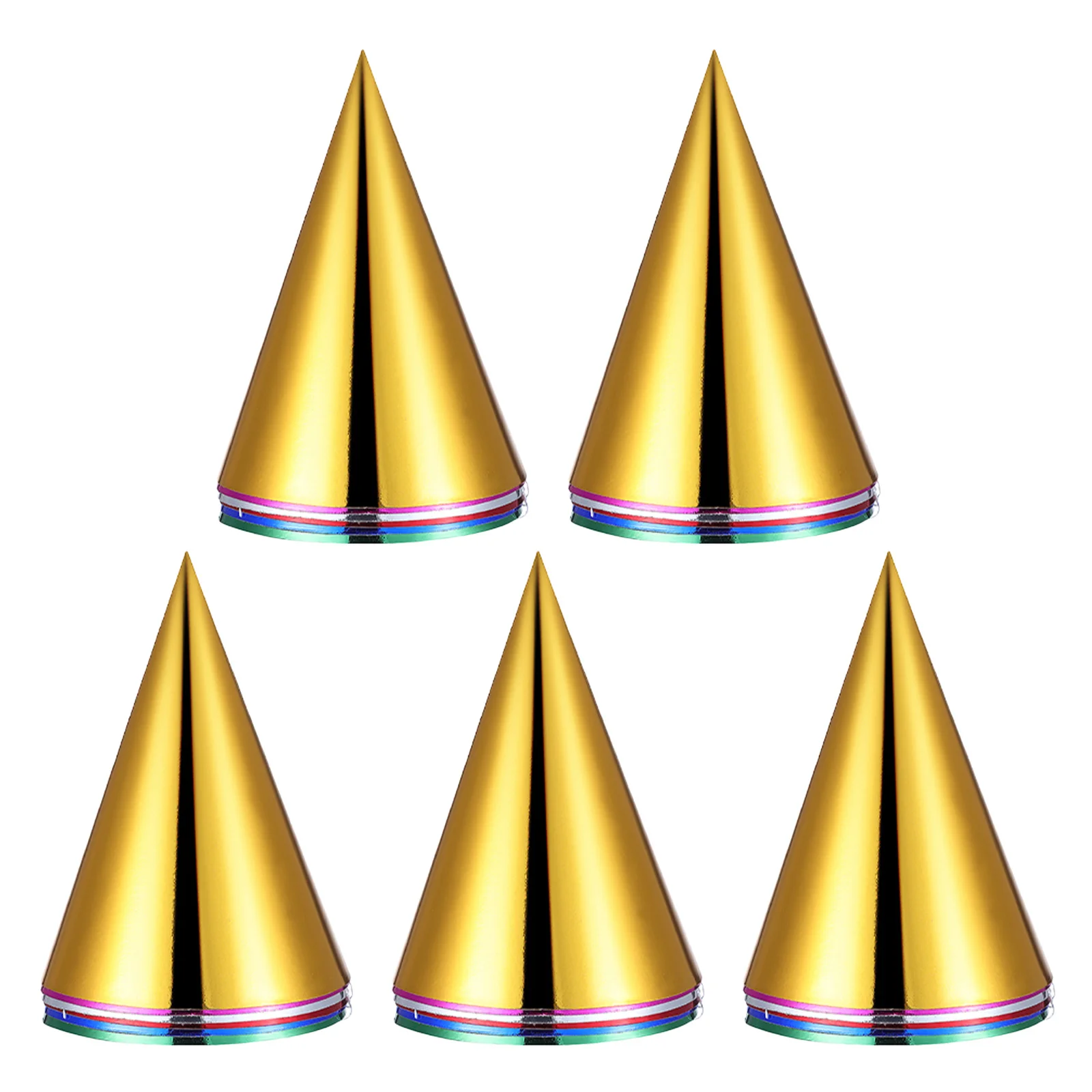 30Pcs Metallic Cone Party Hats Multicolor Paper Birthday Christmas New Year Wedding Party Supplies Comfortable Fit
30Pcs Metallic Cone Party Hats Multicolor Paper Birthday Christmas New Year Wedding Party Supplies Comfortable Fit