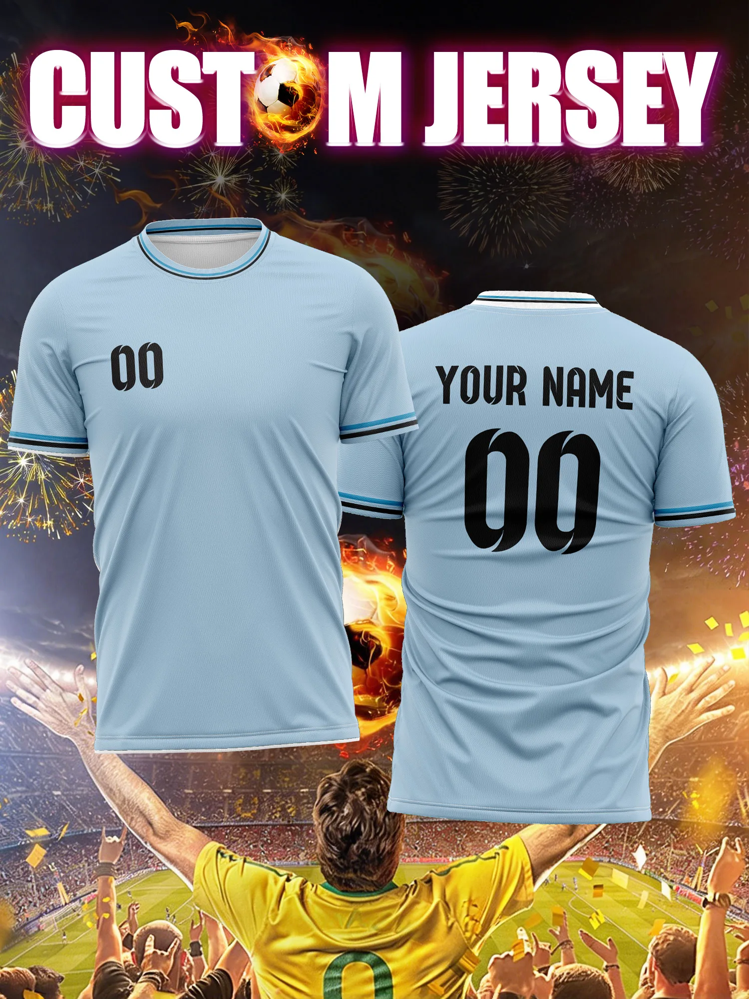 Custom Image Number Name Soccer Jersey,Brasileirão Design Shirt,Brazilian League Themed Soccer Team Uniform
Custom Image Number Name Soccer Jersey,Brasileirão Design Shirt,Brazilian League Themed Soccer Team Uniform