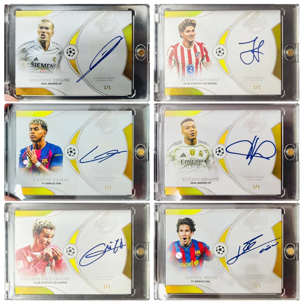 Коллекционная карточка с лазерной подписью: ПАНИНИ DIY (сделай сам) — Мбаппе, Зидан, Гризманн, Альварес, Ямал, Месси. Подарок для юных футбольных фанатов.
Коллекционная карточка с лазерной подписью: ПАНИНИ DIY (сделай сам) — Мбаппе, Зидан, Гризманн, Альварес, Ямал, Месси. Подарок для юных футбольных фанатов.