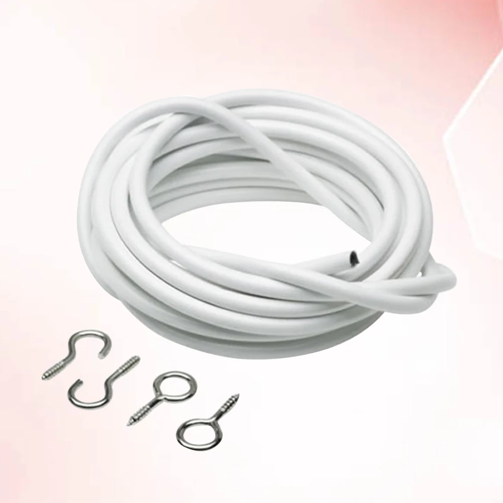 4pcs 3Meters PVC Curtain Rope CorrosionResistant Window Accessories Plastic SheepEye Household Decor Extended Hook
4pcs 3Meters PVC Curtain Rope CorrosionResistant Window Accessories Plastic SheepEye Household Decor Extended Hook