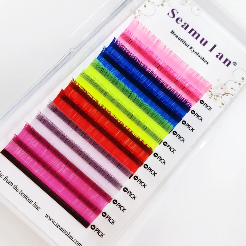 Mix Color Lashes Individual Eyelashes Mink Natural False Colored Lashes Makeup Faux Eyelash Extensions Colored Eyelashes Pink
Mix Color Lashes Individual Eyelashes Mink Natural False Colored Lashes Makeup Faux Eyelash Extensions Colored Eyelashes Pink