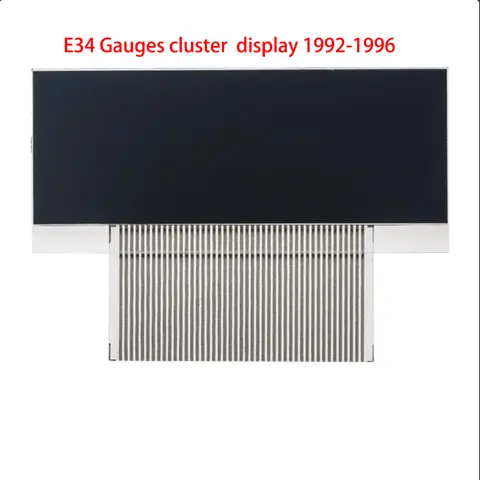 มาตรวัดความเร็วหน้าจอ LCD อะไหล่หน้าจอสำหรับ BMW E34 1992-1996สำหรับแผงหน้าปัด