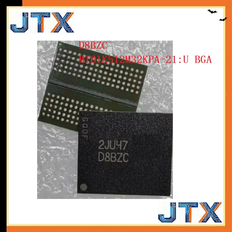 1 шт./лот D8BZC MT61K512M32KPA-21:U BGA
1 шт./лот D8BZC MT61K512M32KPA-21:U BGA
