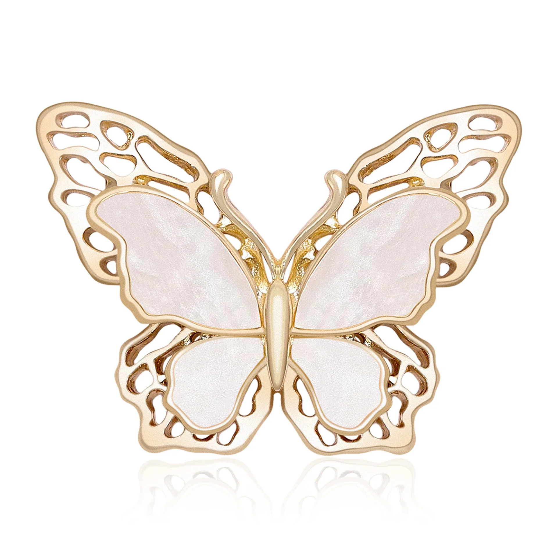 Ladies' Luxurious And Fashionable Double-Layer Shell Butterfly Brooch, Unisex Cartoon Insect Badge, Party Office Jewelry Gift
Ladies' Luxurious And Fashionable Double-Layer Shell Butterfly Brooch, Unisex Cartoon Insect Badge, Party Office Jewelry Gift