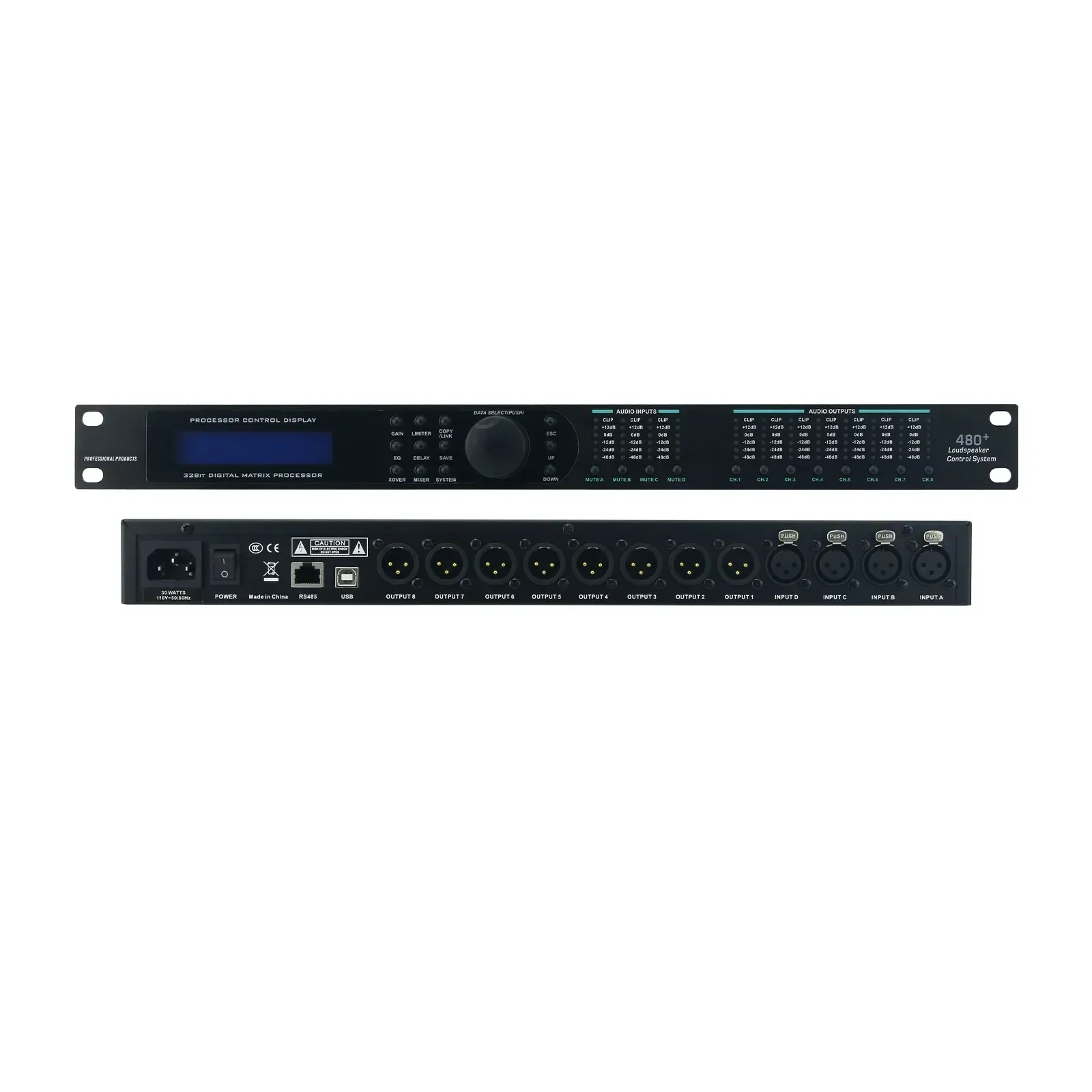 In stock Professional 4-Channel Audio Effector 4-IN 8-OUT Stage Performance Digital Audio Processor Support USB Debuggi
In stock Professional 4-Channel Audio Effector 4-IN 8-OUT Stage Performance Digital Audio Processor Support USB Debuggi