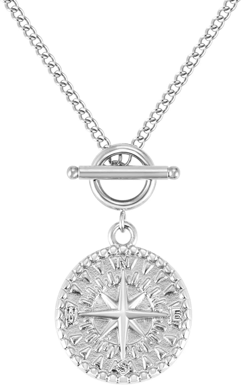 Waterproof Stainless Steel Compass Necklace for Women Silver Gold Rose Gold 100% Waterproof Skin-Friendly Necklace
Waterproof Stainless Steel Compass Necklace for Women Silver Gold Rose Gold 100% Waterproof Skin-Friendly Necklace