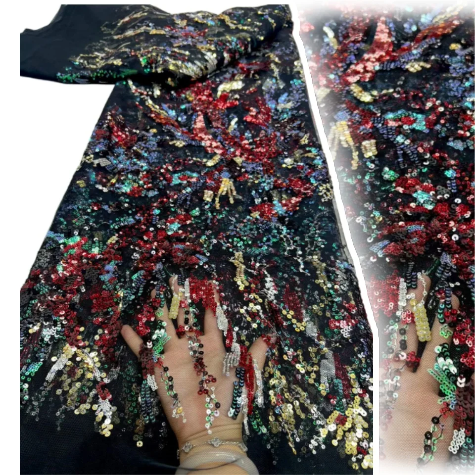 Style Austrian Diamond Beaded Lace Nigerian Stone Sequins Lace Fabric African Lace Fabric for Wedding Evening Dress Sewing 2714
Style Austrian Diamond Beaded Lace Nigerian Stone Sequins Lace Fabric African Lace Fabric for Wedding Evening Dress Sewing 2714