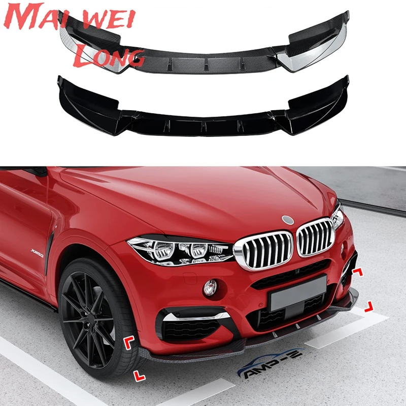 For BMW X6 F16 M Sport 2014-2019 Cars Exterior Modification Parts Car Front Bumper Lip Splitter Diffuser Body Kit
For BMW X6 F16 M Sport 2014-2019 Cars Exterior Modification Parts Car Front Bumper Lip Splitter Diffuser Body Kit