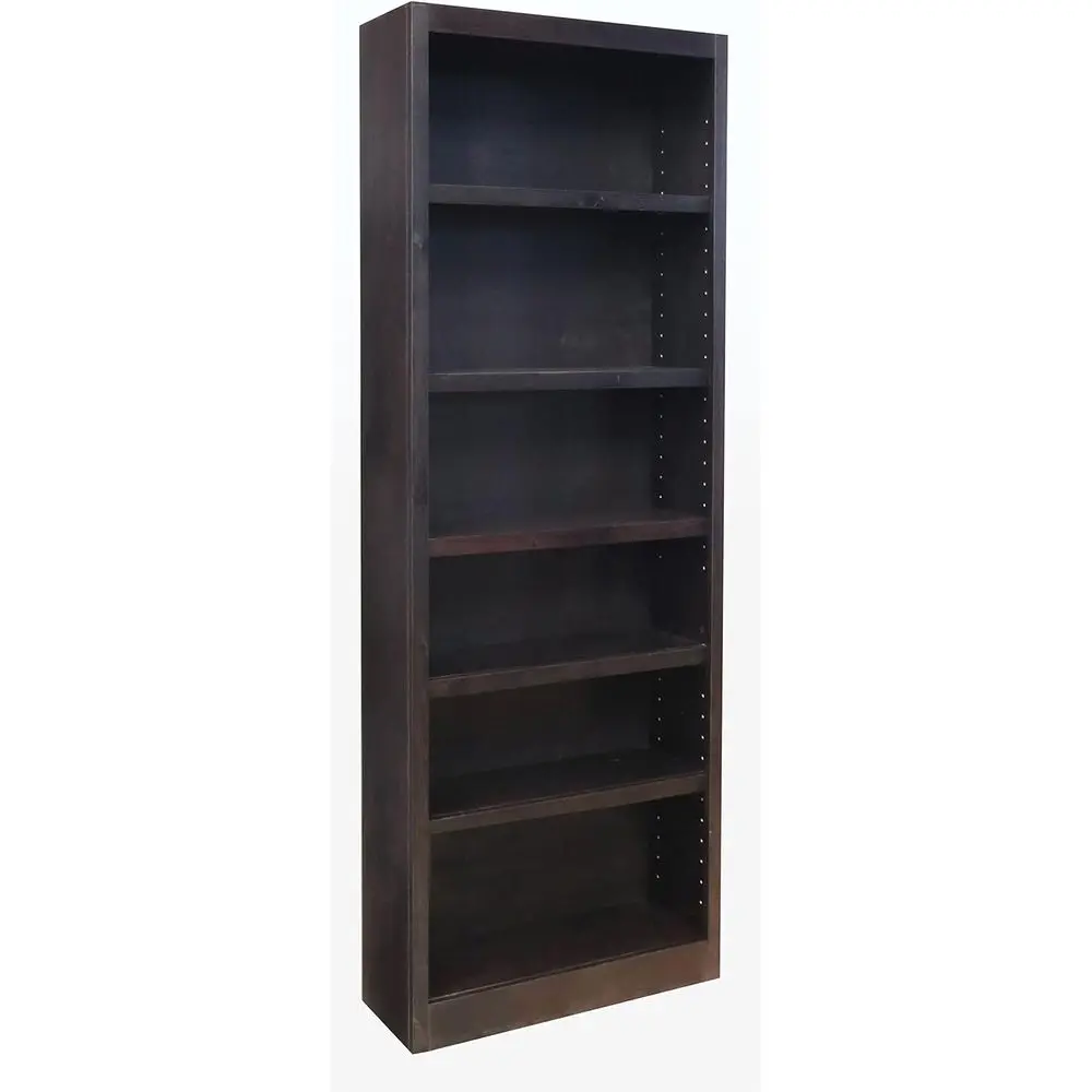 Traditional 84 Tall 6-Shelf Solid Wood Bookcase with 4 Adjustable and 2 Fixed Shelves, Easy Assembly, in Finish
Traditional 84 Tall 6-Shelf Solid Wood Bookcase with 4 Adjustable and 2 Fixed Shelves, Easy Assembly, in Finish
