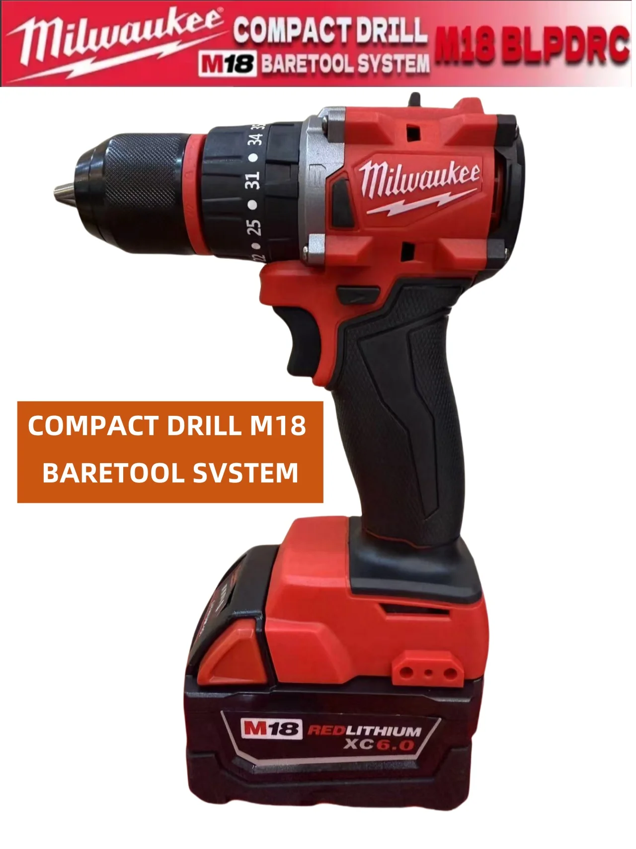 Champion Milwaukee 18V cordless brushless compact industrial rechargeable lithium battery impact drill portable power tools.
Champion Milwaukee 18V cordless brushless compact industrial rechargeable lithium battery impact drill portable power tools.