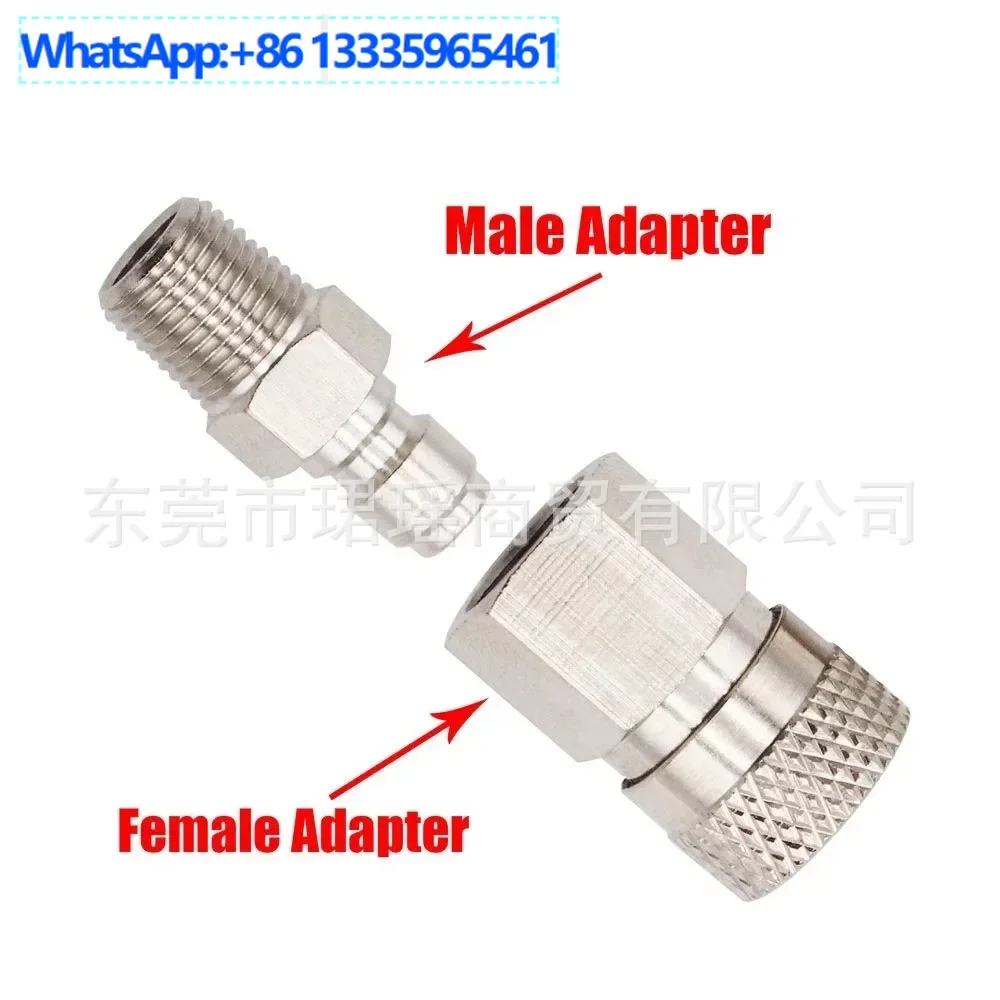 5Pcs 8mm Quick Release Disconnect Connector Fitting Male and Female Kit 1/8 "NPT Thread
5Pcs 8mm Quick Release Disconnect Connector Fitting Male and Female Kit 1/8 "NPT Thread