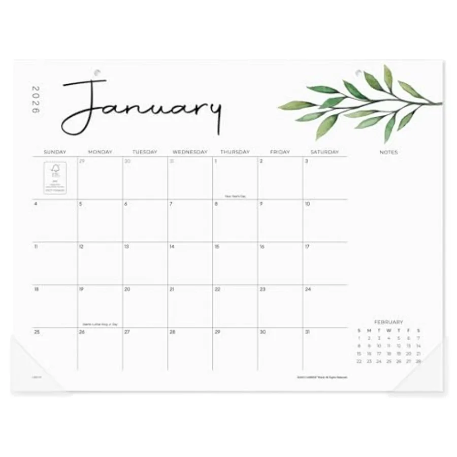 Desk Calendar 2026, Aesthetic Desk Pad Calendar January 2026 to June 2027, The Perfect Desktop/Wall Calendar 15"x12" for Easy O
Desk Calendar 2026, Aesthetic Desk Pad Calendar January 2026 to June 2027, The Perfect Desktop/Wall Calendar 15"x12" for Easy O