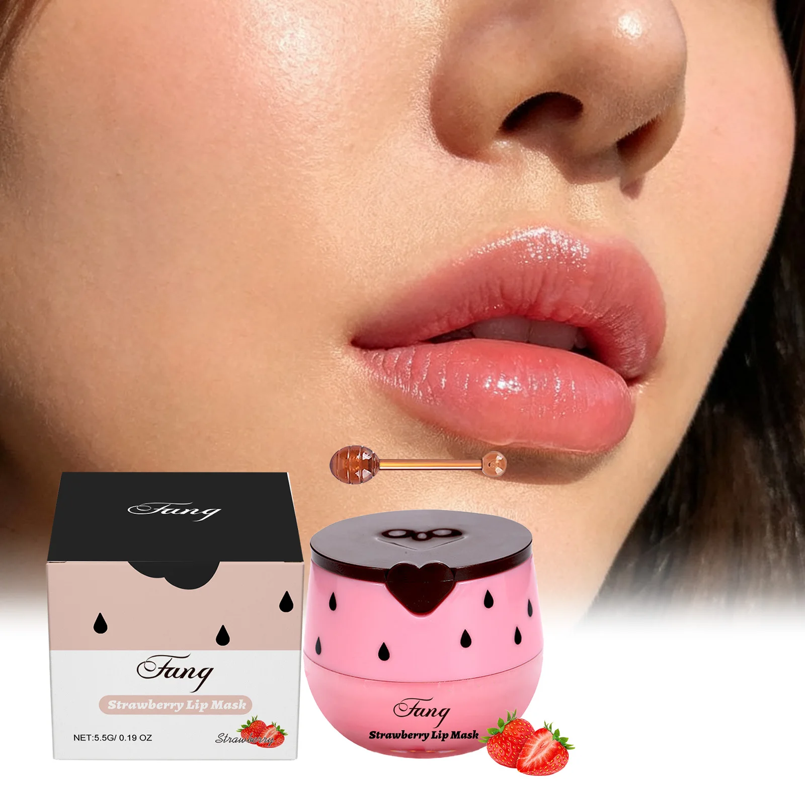 Strawberry Moisturizing Lip Mask Propolis Lip Plumping Gloss Fade Lip Line Smooth Skin Care Anti-Cracks Lip Balm Night Lip Mask
Strawberry Moisturizing Lip Mask Propolis Lip Plumping Gloss Fade Lip Line Smooth Skin Care Anti-Cracks Lip Balm Night Lip Mask