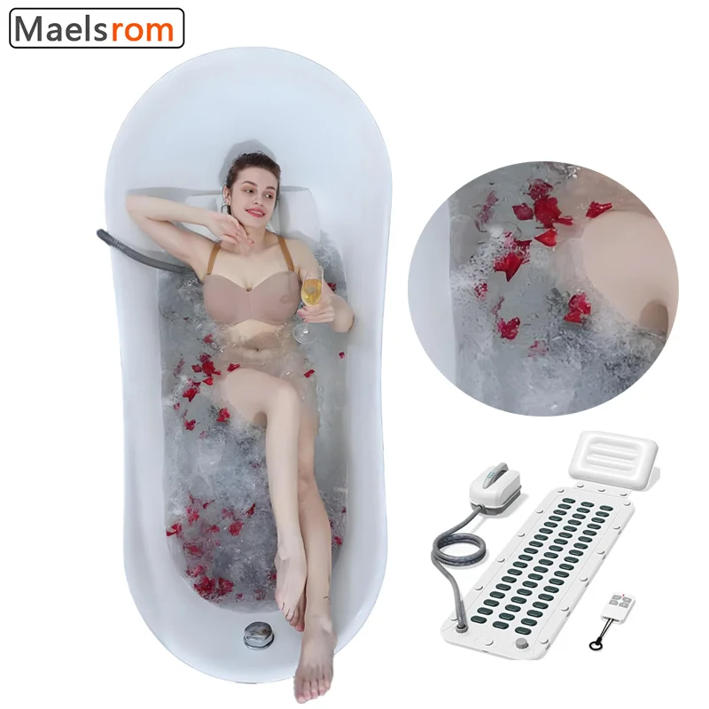 Electric Bubble Massage Mat - Waterproof & Anti-Slip Full Body Spa Mat for Bathtub with Wireless Remote Control (Home Relaxation
Electric Bubble Massage Mat - Waterproof & Anti-Slip Full Body Spa Mat for Bathtub with Wireless Remote Control (Home Relaxation