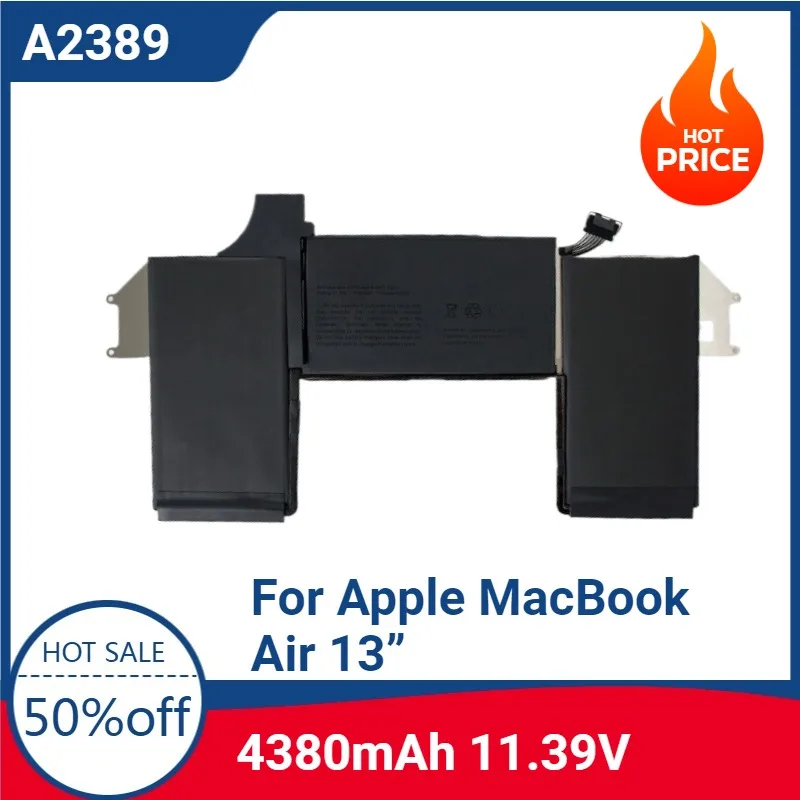 New High-quality A2389 11.39V 4380mAh Laptop Battery for Apple MacBook Air 13” A2179 A2337 Air M1 Entry 2020
New High-quality A2389 11.39V 4380mAh Laptop Battery for Apple MacBook Air 13” A2179 A2337 Air M1 Entry 2020