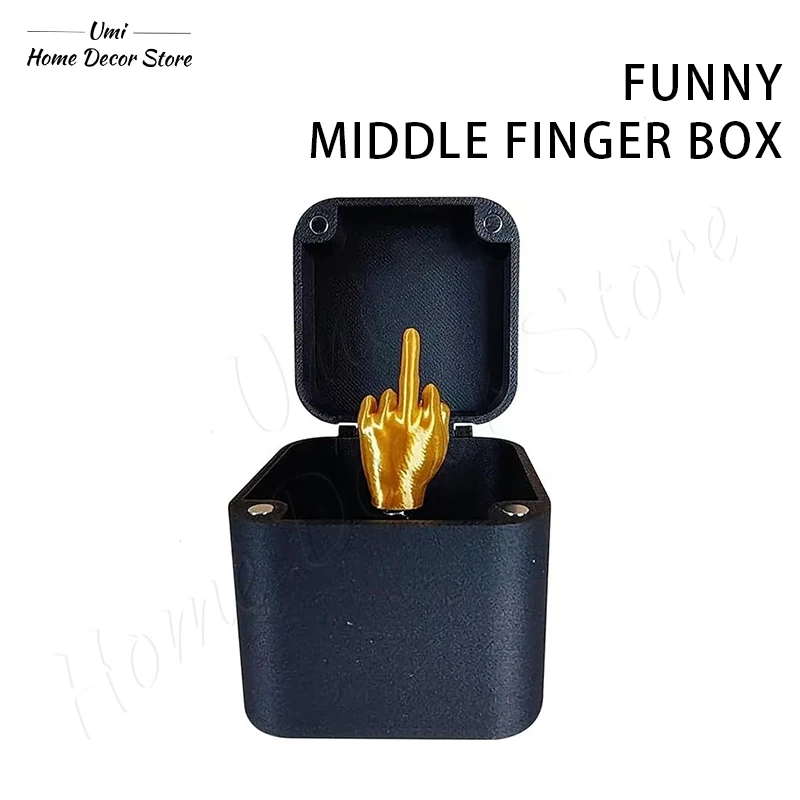 Christmas Interesting Prank Gift Middle Finger in Box Christmas Box Funny Creative Gifts Office Desk Decoration Home Decoration
Christmas Interesting Prank Gift Middle Finger in Box Christmas Box Funny Creative Gifts Office Desk Decoration Home Decoration