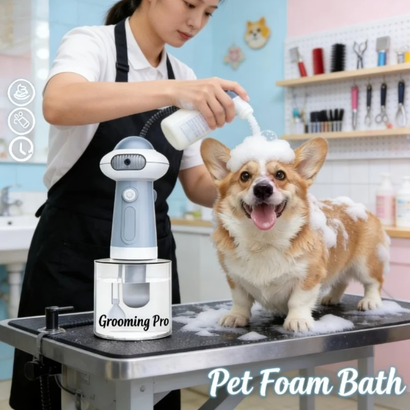 Pet Bath Foam Machine Shampoo Bubble Maker Portable Dog Cat Shower Cleaning Automatic Foaming Machine
Pet Bath Foam Machine Shampoo Bubble Maker Portable Dog Cat Shower Cleaning Automatic Foaming Machine